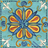Tuscan Sun Tiles IV Color Talavera by Anne Tavoletti. SKU 78861a. Archival Giclee Fine art print for wall decor.