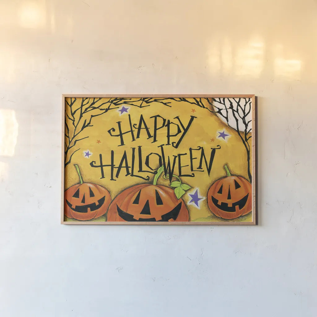 Twig Tree v2 by Anne Tavoletti. shown as a paper print in a natural frame. Available as a archival giclee rolled canvas, fine art paper, or poster print. SKU 56633i.