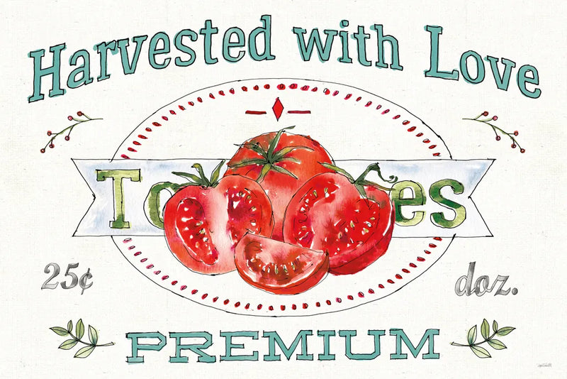 Veggie Market I by Anne Tavoletti. SKU 52614i. Archival Giclee Fine art print for wall decor.