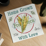Veggie Market III by Anne Tavoletti. Shown as a detailed flat fine art print, highlighting archival giclee quality. Available as an archival giclee rolled canvas, fine art paper, or poster print. SKU 52616a.