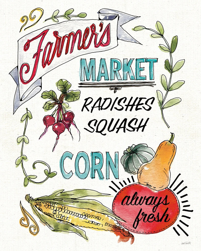Veggie Market VII by Anne Tavoletti