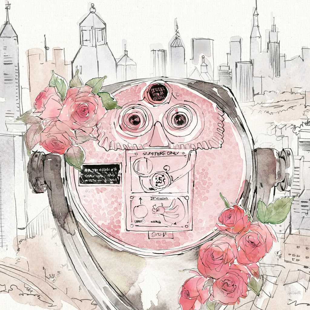 Vintage Travel III by Anne Tavoletti. SKU 82091a. Archival Giclee Fine art print for wall decor.