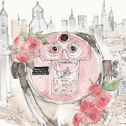 Vintage Travel III by Anne Tavoletti. SKU 82091a. Archival Giclee Fine art print for wall decor.