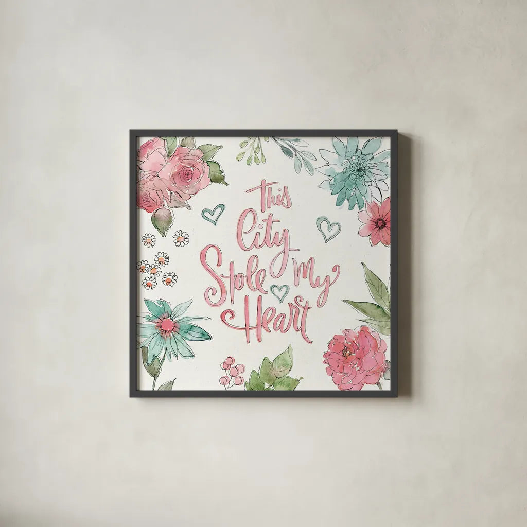 Vintage Travel IX by Anne Tavoletti. Shown in a sleek black glass frame for a contemporary gallery look. Available as an archival giclee rolled canvas, fine art paper, or poster print. SKU 82097a.