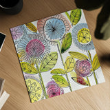 Watercolor Flowers by Anne Tavoletti. Shown as a detailed flat fine art print, highlighting archival giclee quality. Available as an archival giclee rolled canvas, fine art paper, or poster print. SKU 18035a.