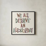 Wine Sentiments I by Anne Tavoletti. Shown in a sleek black glass frame for a contemporary gallery look. Available as an archival giclee rolled canvas, fine art paper, or poster print. SKU 90459a.