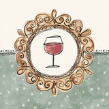 Wine Sentiments V by Anne Tavoletti. SKU 90463a. Archival Giclee Fine art print for wall decor.