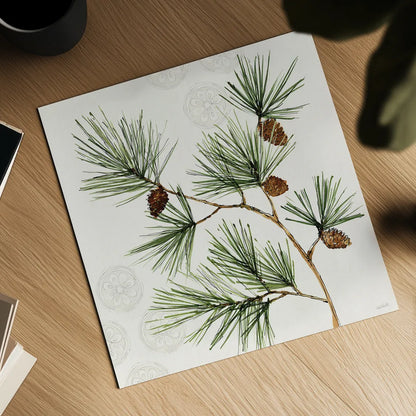 Winter Adornment III by Anne Tavoletti. Shown as a detailed flat fine art print, highlighting archival giclee quality. Available as an archival giclee rolled canvas, fine art paper, or poster print. SKU 88996a.