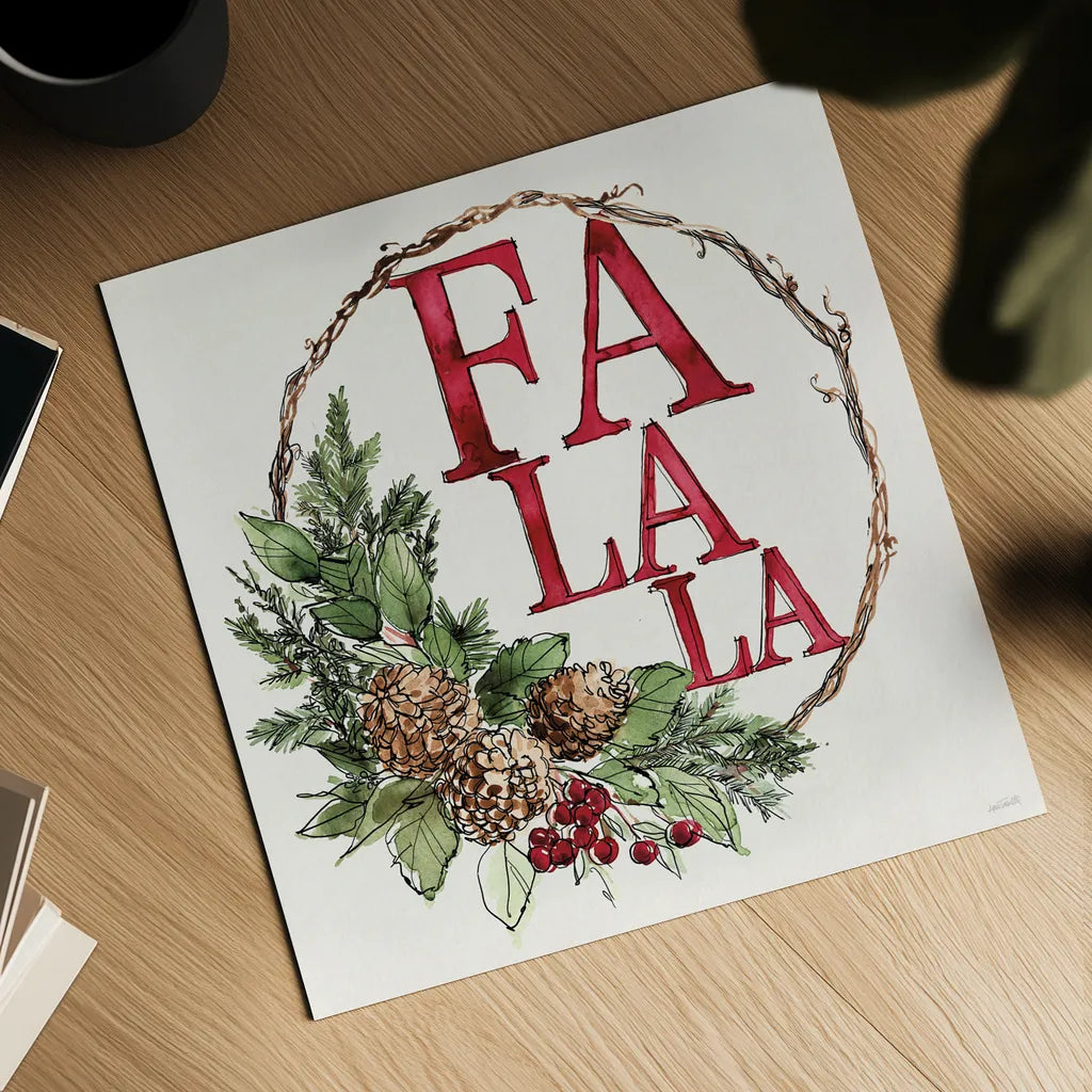 Winter Adornment IV by Anne Tavoletti. Shown as a detailed flat fine art print, highlighting archival giclee quality. Available as an archival giclee rolled canvas, fine art paper, or poster print. SKU 88997a.