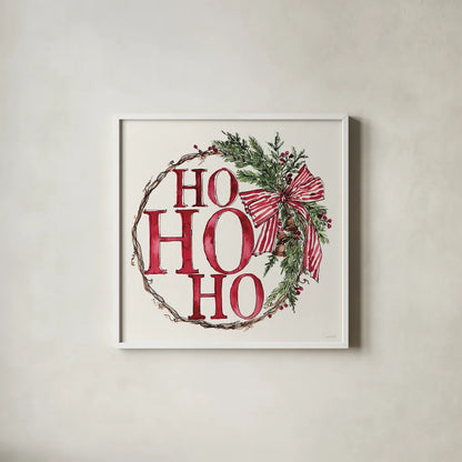 Winter Adornment V by Anne Tavoletti. Shown in a crisp white glass frame for a clean and minimalist style. Available as an archival giclee rolled canvas, fine art paper, or poster print. SKU 88998a.