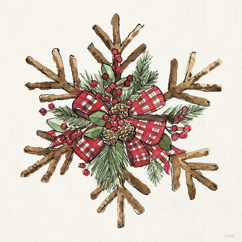 Winter Adornment VI by Anne Tavoletti. SKU 88999a. Archival Giclee Fine art print for wall decor.