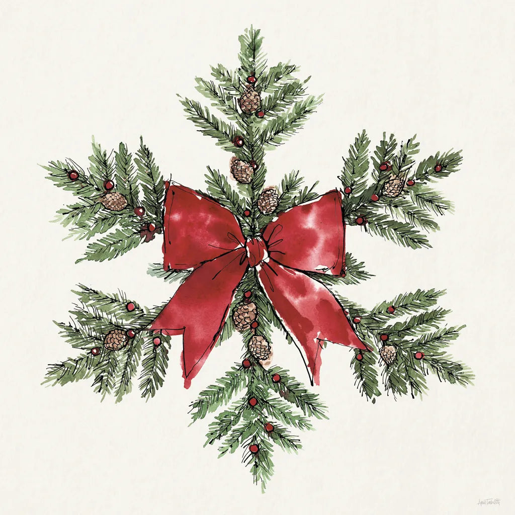 Winter Adornment VII by Anne Tavoletti. SKU 89000a. Archival Giclee Fine art print for wall decor.