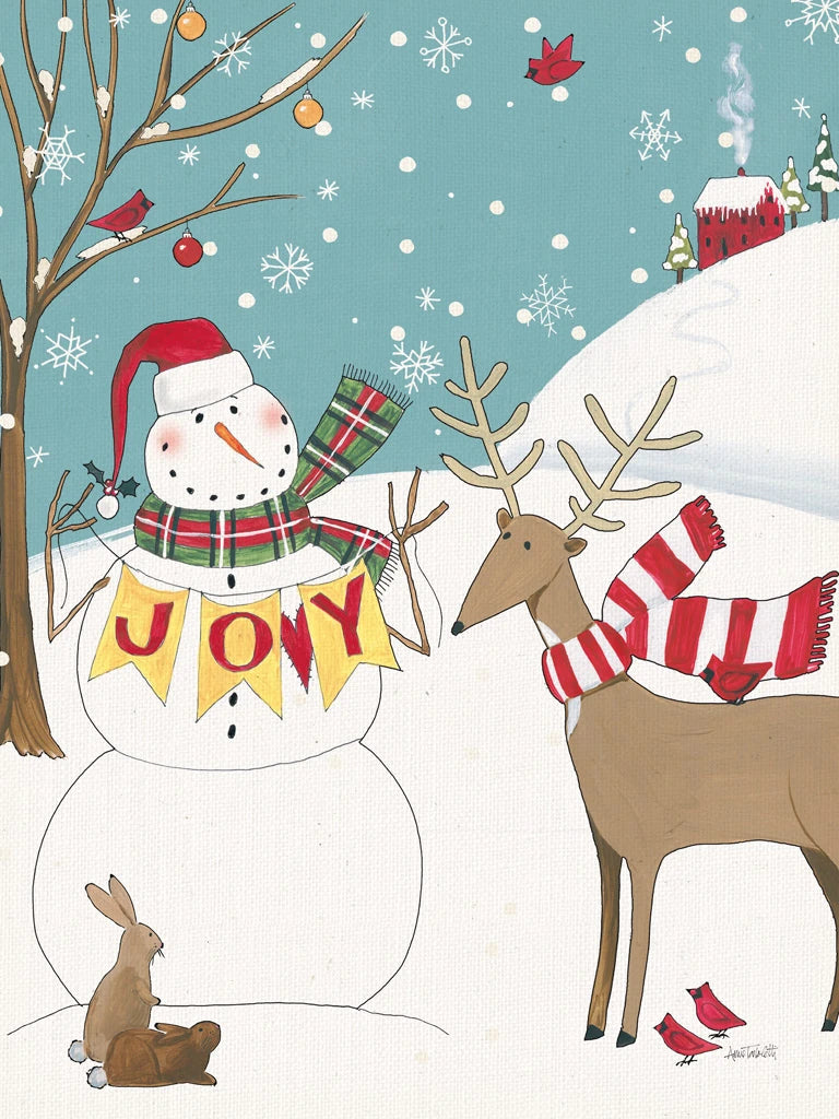 Woodland Christmas V No Dots by Anne Tavoletti