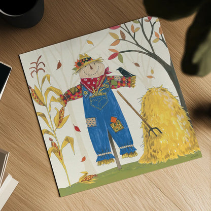 Woodland Harvest III by Anne Tavoletti. Shown as a detailed flat fine art print, highlighting archival giclee quality. Available as an archival giclee rolled canvas, fine art paper, or poster print. SKU 94546a.