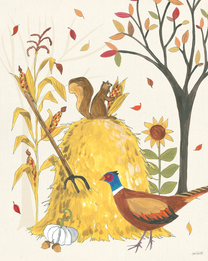 Woodland Harvest V by Anne Tavoletti