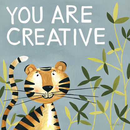 You Are Creative by Anne Tavoletti. SKU 18512a. Archival Giclee Fine art print for wall decor.