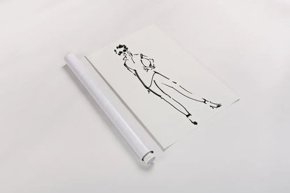 About Town I by Avery Tillmon. shown as a rolled paper print. Available as archival giclee rolled canvas, fine art paper, or poster print. SKU 53879h.