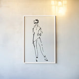About Town I by Avery Tillmon. shown as a paper print in a white frame. Available as a archival giclee rolled canvas, fine art paper, or poster print. SKU 53879h.