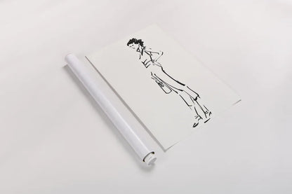 About Town II by Avery Tillmon. shown as a rolled paper print. Available as archival giclee rolled canvas, fine art paper, or poster print. SKU 53880h.