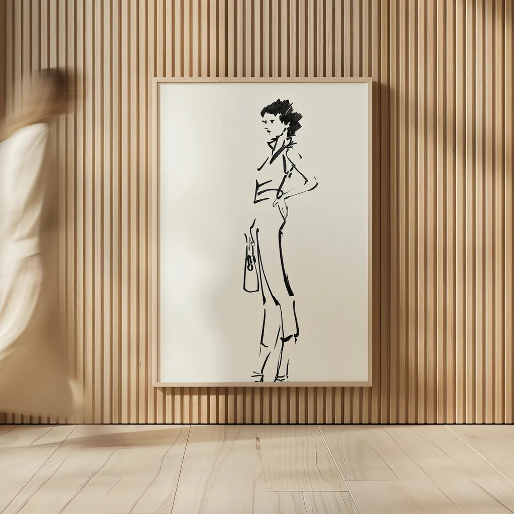 About Town II by Avery Tillmon. shown as over sized large wall art. Available as an archival giclee rolled canvas, fine art paper, or poster print. SKU 53880h.