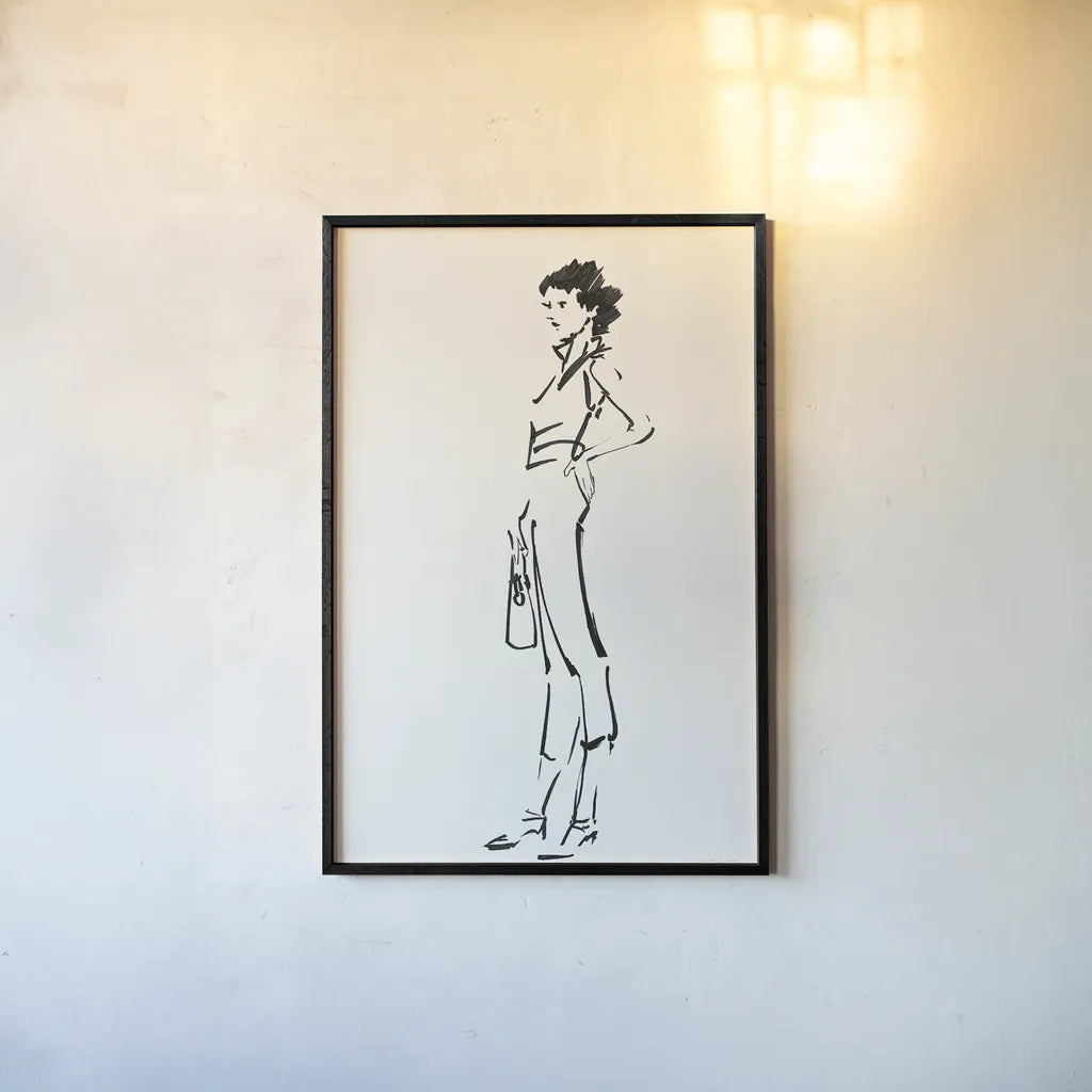 About Town II by Avery Tillmon. shown as a paper print in a black flame. Available as a archival giclee rolled canvas, fine art paper, or poster print. SKU 53880h.