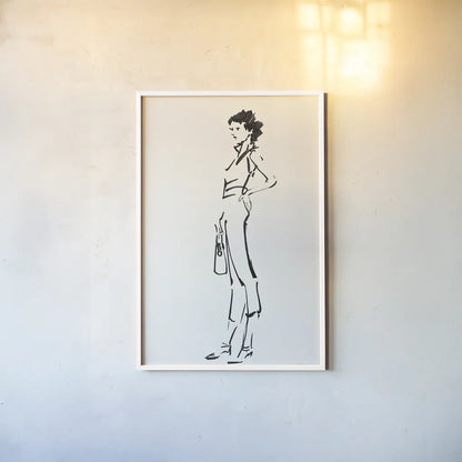 About Town II by Avery Tillmon. shown as a paper print in a white frame. Available as a archival giclee rolled canvas, fine art paper, or poster print. SKU 53880h.