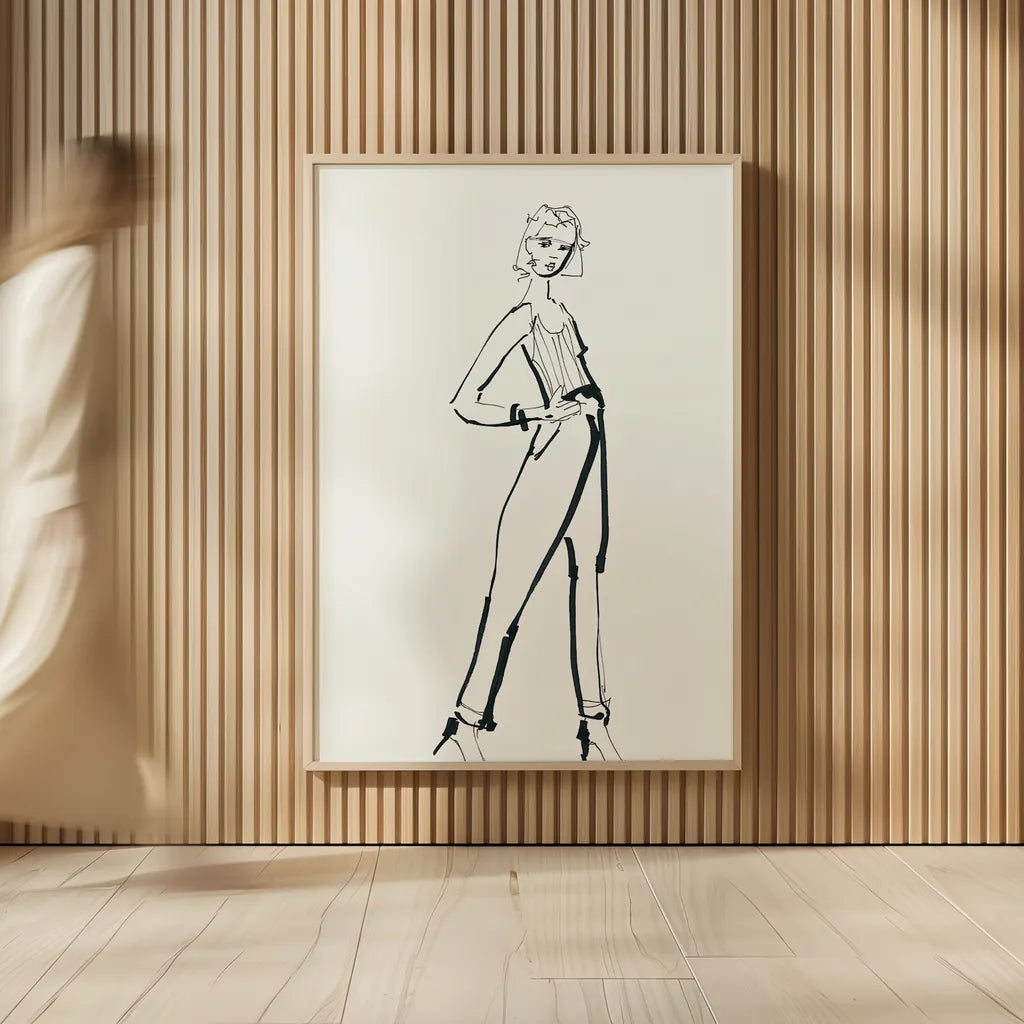 About Town III by Avery Tillmon. shown as over sized large wall art. Available as an archival giclee rolled canvas, fine art paper, or poster print. SKU 53881h.
