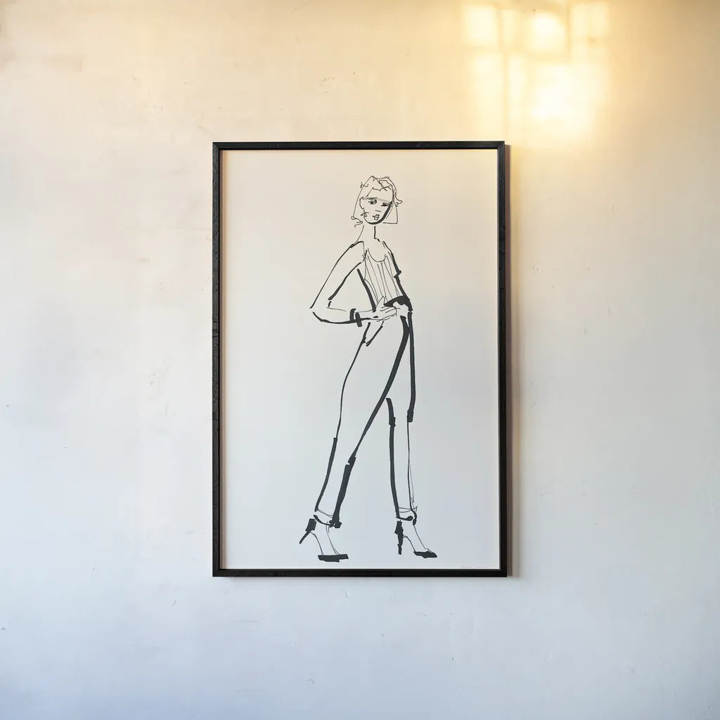 About Town III by Avery Tillmon. shown as a paper print in a black flame. Available as a archival giclee rolled canvas, fine art paper, or poster print. SKU 53881h.