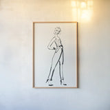 About Town III by Avery Tillmon. shown as a paper print in a natural frame. Available as a archival giclee rolled canvas, fine art paper, or poster print. SKU 53881h.