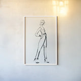 About Town III by Avery Tillmon. shown as a paper print in a white frame. Available as a archival giclee rolled canvas, fine art paper, or poster print. SKU 53881h.