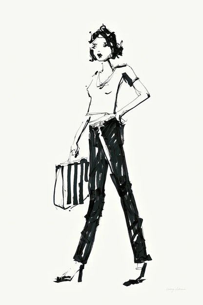 About Town IV by Avery Tillmon. SKU 53882h. Archival Giclee Fine art print for wall decor.