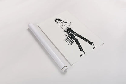 About Town IV by Avery Tillmon. shown as a rolled paper print. Available as archival giclee rolled canvas, fine art paper, or poster print. SKU 53882h.