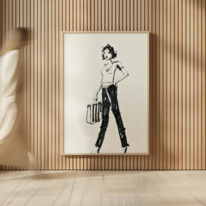 About Town IV by Avery Tillmon. shown as over sized large wall art. Available as an archival giclee rolled canvas, fine art paper, or poster print. SKU 53882h.