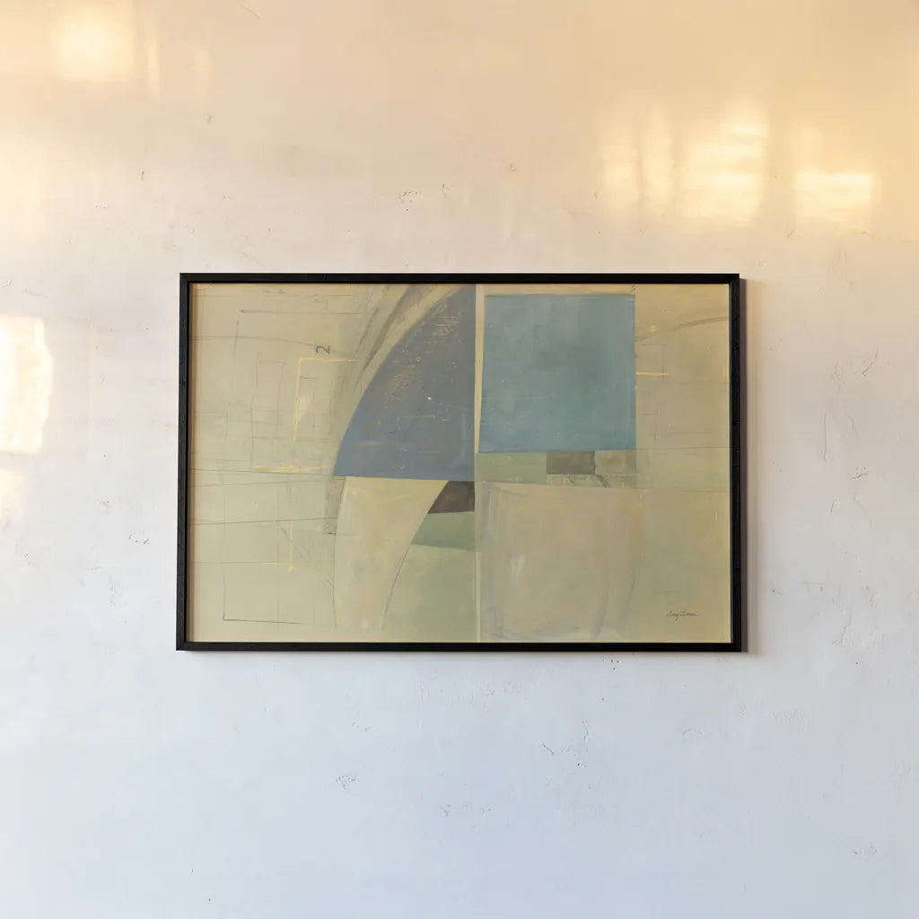 Abstract Background II by Avery Tillmon. shown as a paper print in a black flame. Available as a archival giclee rolled canvas, fine art paper, or poster print. SKU 93196i.