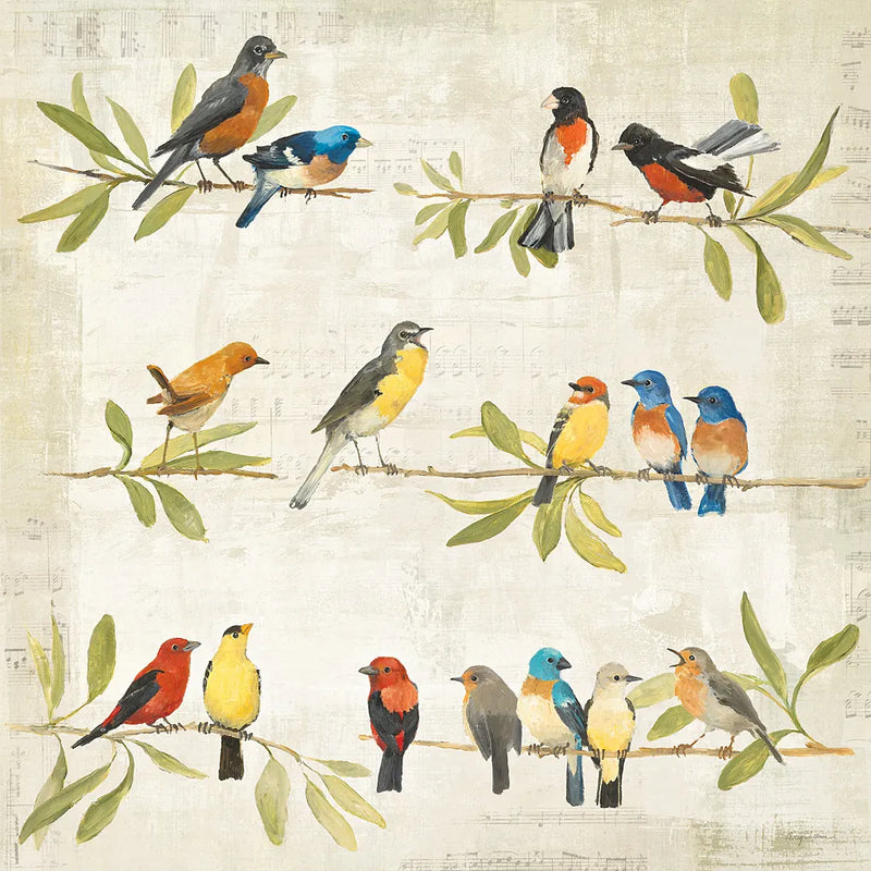 Adoration of the Magpie Music by Avery Tillmon. SKU 13267a. Archival Giclee Fine art print for wall decor.