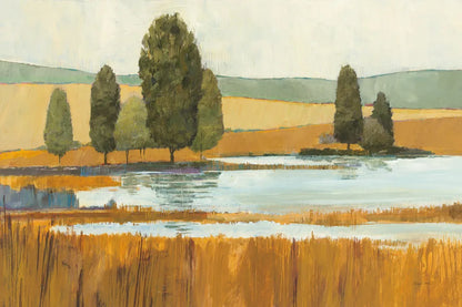 Amber Lake Yellow Field Crop by Avery Tillmon. SKU 36216i. Archival Giclee Fine art print for wall decor.