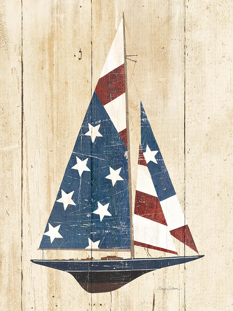 American Flag Sailboat by Avery Tillmon