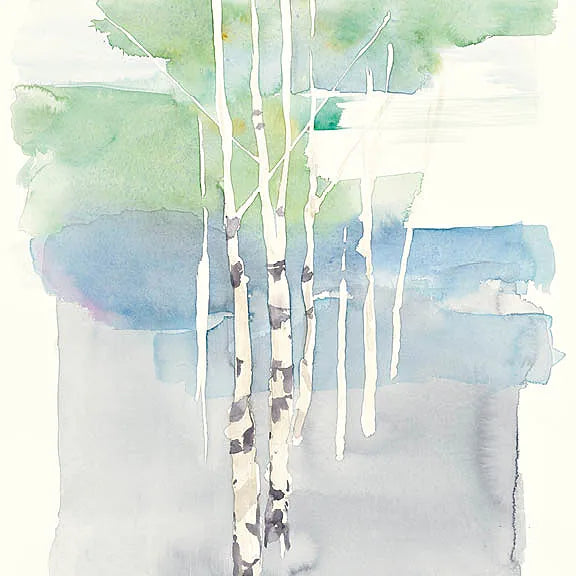 Aspens I Crop by Avery Tillmon. SKU 21118a. Archival Giclee Fine art print for wall decor.