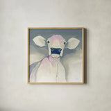 Bella Neutral by Avery Tillmon. Shown in a natural wood glass frame for a timeless modern aesthetic. Available as an archival giclee rolled canvas, fine art paper, or poster print. SKU 39939a.