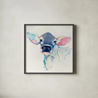 Bessie by Avery Tillmon. Shown in a sleek black glass frame for a contemporary gallery look. Available as an archival giclee rolled canvas, fine art paper, or poster print. SKU 22050a.