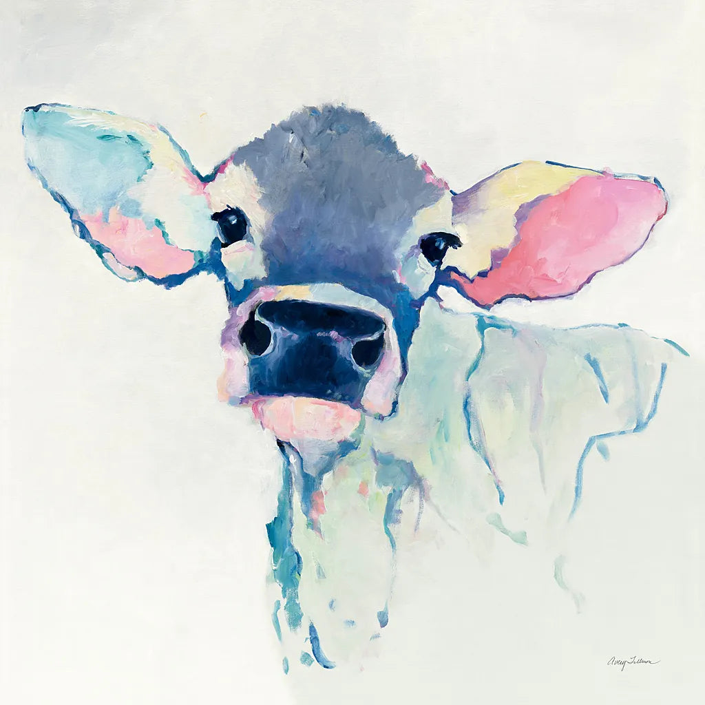 Bessie with Color by Avery Tillmon. SKU 23032a. Archival Giclee Fine art print for wall decor.
