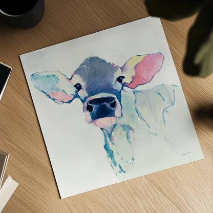 Bessie with Color by Avery Tillmon. Shown as a detailed flat fine art print, highlighting archival giclee quality. Available as an archival giclee rolled canvas, fine art paper, or poster print. SKU 23032a.