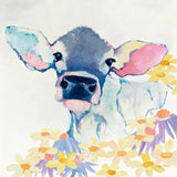 Bessie with Flowers by Avery Tillmon. SKU 23536a. Archival Giclee Fine art print for wall decor.