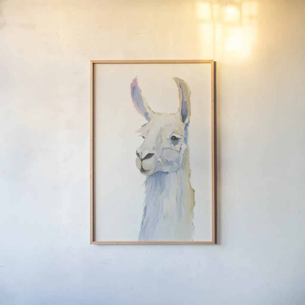 Bianca by Avery Tillmon. shown as a paper print in a natural frame. Available as a archival giclee rolled canvas, fine art paper, or poster print. SKU 23965h.