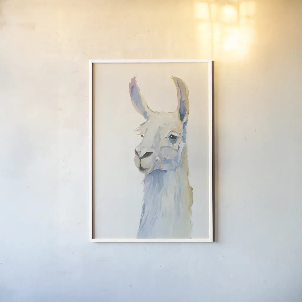 Bianca by Avery Tillmon. shown as a paper print in a white frame. Available as a archival giclee rolled canvas, fine art paper, or poster print. SKU 23965h.