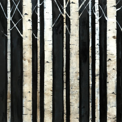 Birch Tree Square II by Avery Tillmon. SKU 49745a. Archival Giclee Fine art print for wall decor.