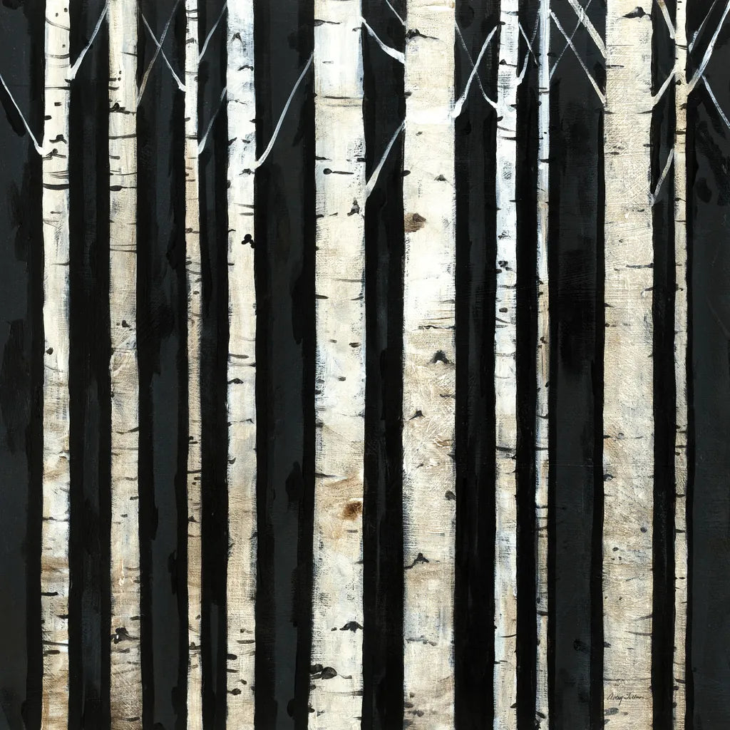 Birch Tree Square III by Avery Tillmon. SKU 49746a. Archival Giclee Fine art print for wall decor.