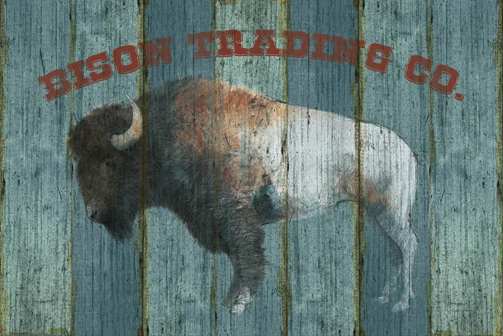Bison Trading Co by Avery Tillmon. SKU 57492i. Archival Giclee Fine art print for wall decor.