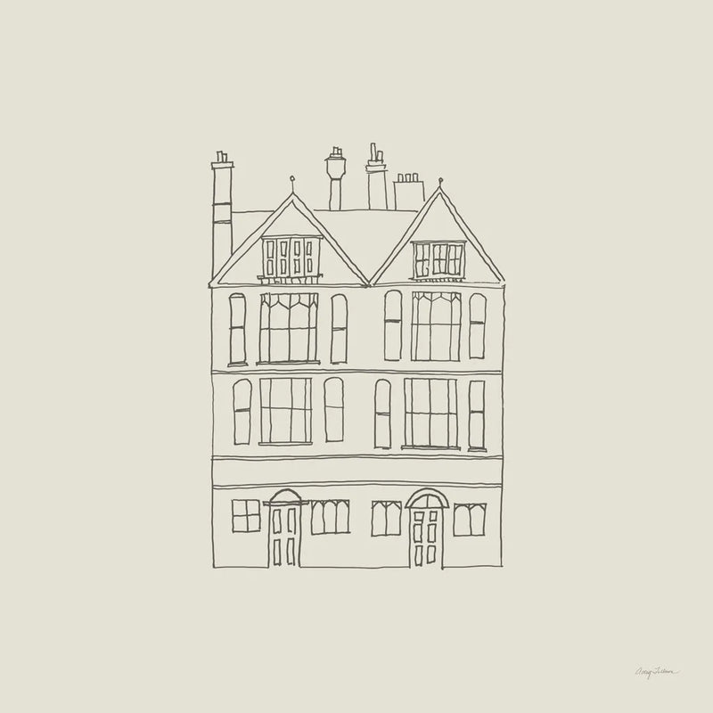 Buildings of London I Sq by Avery Tillmon. SKU 80662a. Archival Giclee Fine art print for wall decor.