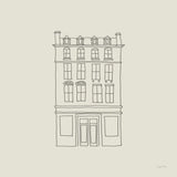 Buildings of London II Sq by Avery Tillmon. SKU 80663a. Archival Giclee Fine art print for wall decor.